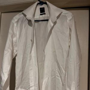 Elite Serica 2 PLY white dress shirt